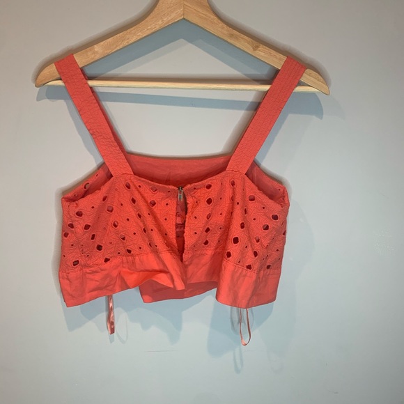 Free People Eyelet Crop Top - Picture 3 of 6